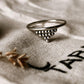 Charming Teekona design ring in sterling silver