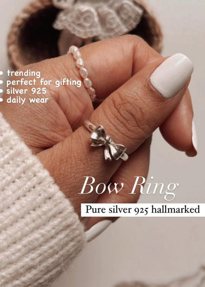Bow 925 Sterling Silver Ring