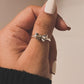 Chic Bow Design Silver Ring