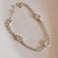 Silver Bracelet with 3 Moonstone Gemstones