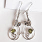 Peridot Forest Enchantment Silver Earring
