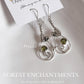 Nature-Inspired Peridot Forest Enchantment Silver Earrings