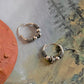 Timeless antique silver hoops with unique design 8 for a sophisticated look.