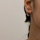 Handcrafted antique silver hoop earrings with a stunning design 8.