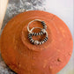 Handcrafted antique silver hoops with a beautifully detailed design 5.