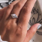 Sterling Silver Ring Featuring Opal Cherry Blossom
