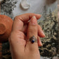 Boho Style Lapis Silver Ring for Bold Fashion