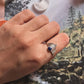 Boho-Inspired Lapis Silver Ring for Unique Style
