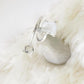 Elegant Moonstone Double Raw Uncut Adjustable Silver Ring