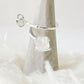 Charming Moonstone Double Raw Uncut Adjustable Silver Ring