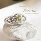 Peridot Forest Silver Ring