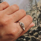 Timeless Moonstone Evil Eye Ring in Sterling Silver