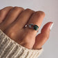 Charming Malachite Forest Enchantment Silver Ring for Timeless Fashion