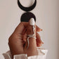 Handcrafted silver ring featuring a dual serpent motif