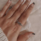 Timeless small silver ring with Celtic knot symbol