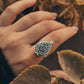 Minimalist Antique Storage Ring in Sterling Silver