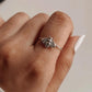 Statement silver ring featuring a large bee design.