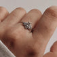 Exquisite big bee design silver ring with intricate features.