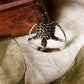 Charming Tortoise 1 silver ring