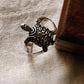 Elegant Tortoise 1 design ring in sterling silver