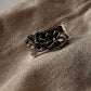 Silver Ring with 3D Floral Cut Out Design