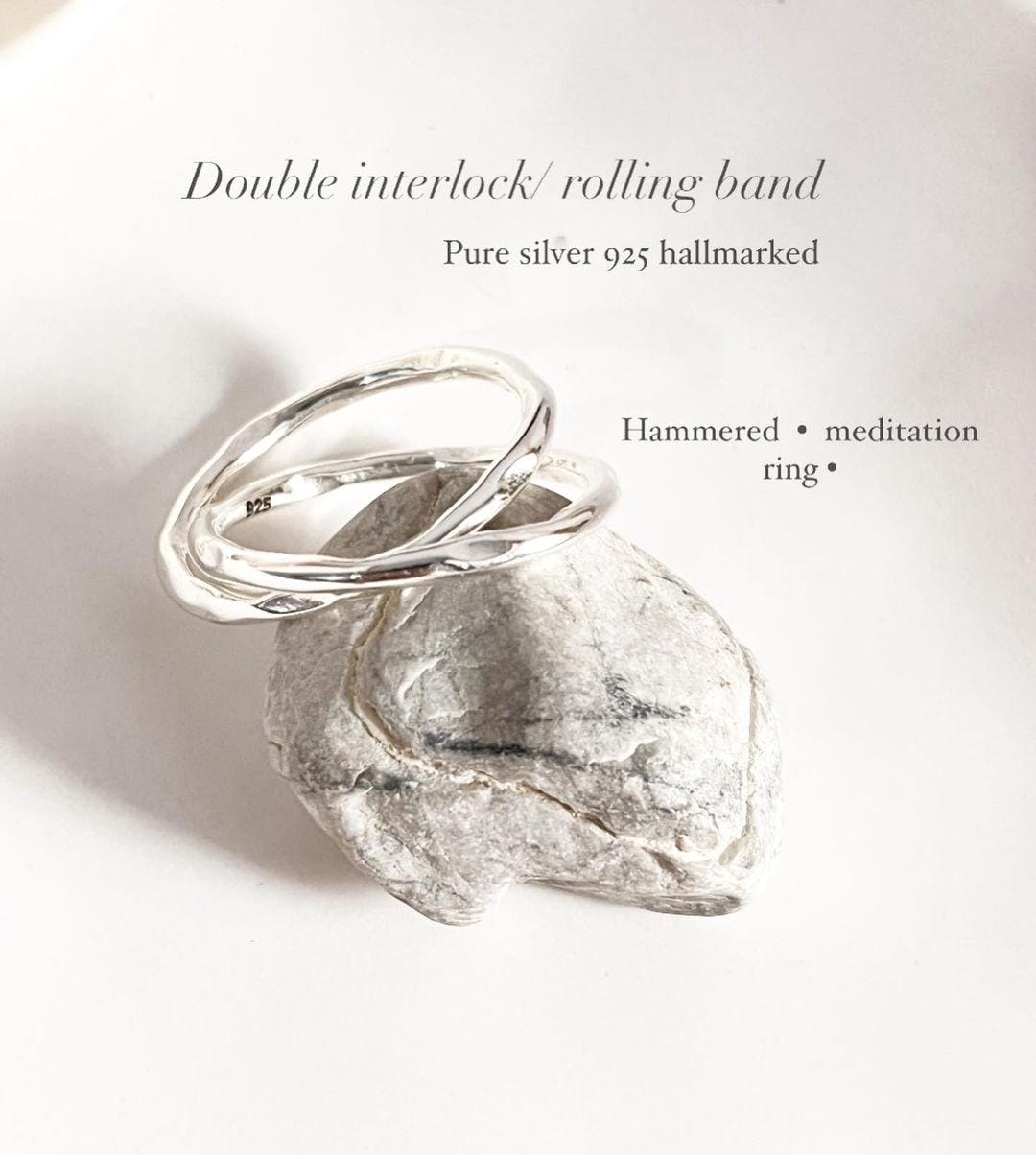 Rolling Band Silver 925 Ring