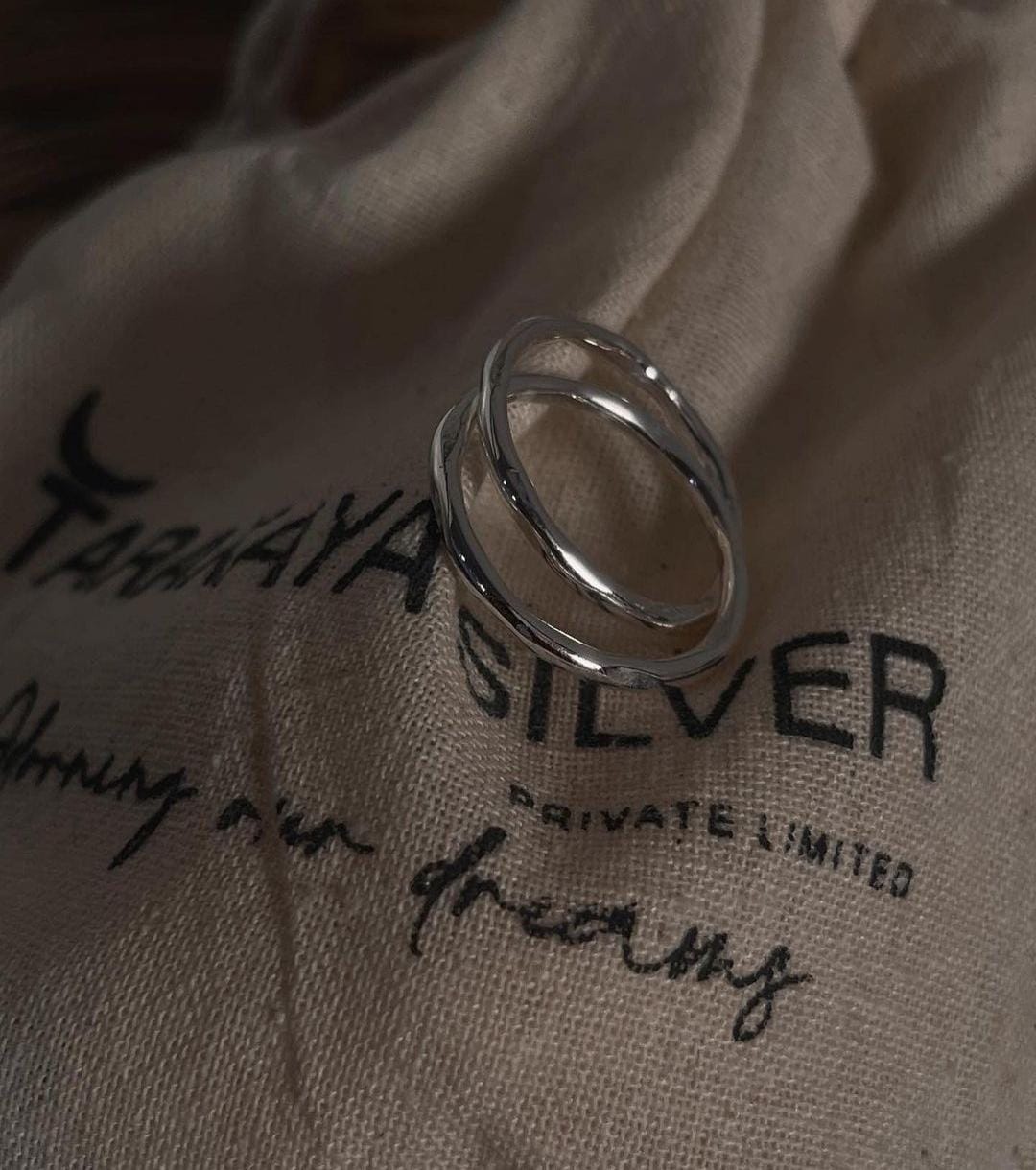 925 Silver Rolling Band Ring with Smooth Finish