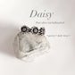 3 Daises Silver Ring