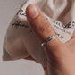 Simple Plain Adjustable Band Ring in Silver
