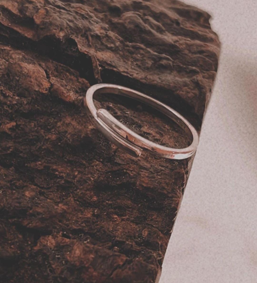 Sterling Silver Adjustable Band Ring
