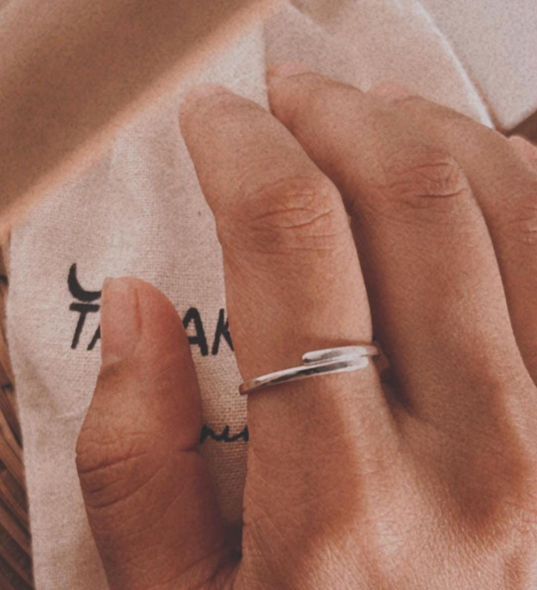 Timeless Adjustable Band Ring in Sterling Silver