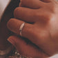 Sleek Plain Adjustable Silver Band Ring