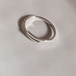 Minimalist Adjustable Silver Band Ring