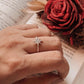 Elegant North Star Silver Ring for Women