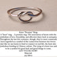 Sterling Silver Ring with Promise Knot Design