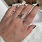 Sterling silver ring featuring Seed of Life symbol