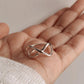 Minimalist Infinity Ring in Sterling Silver