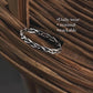 Contemporary Loose Braided Band Silver Ring for Modern Fashion