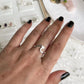 Minimalist wave ring in sterling silver