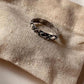 Boho-style tribal Rawa silver band ring