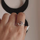 Classic Plain Om Aum Ring in Silver