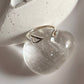Adjustable Triangle Silver Ring