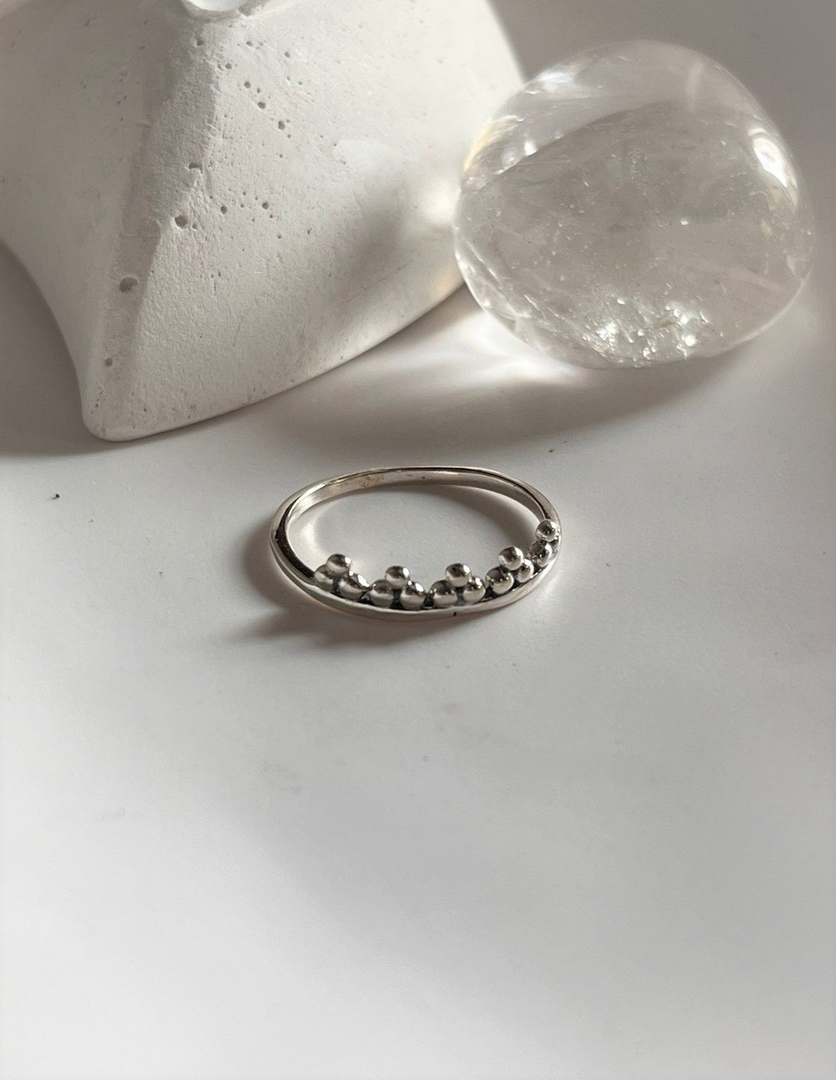 Minimalist Rawa Silver Band Ring