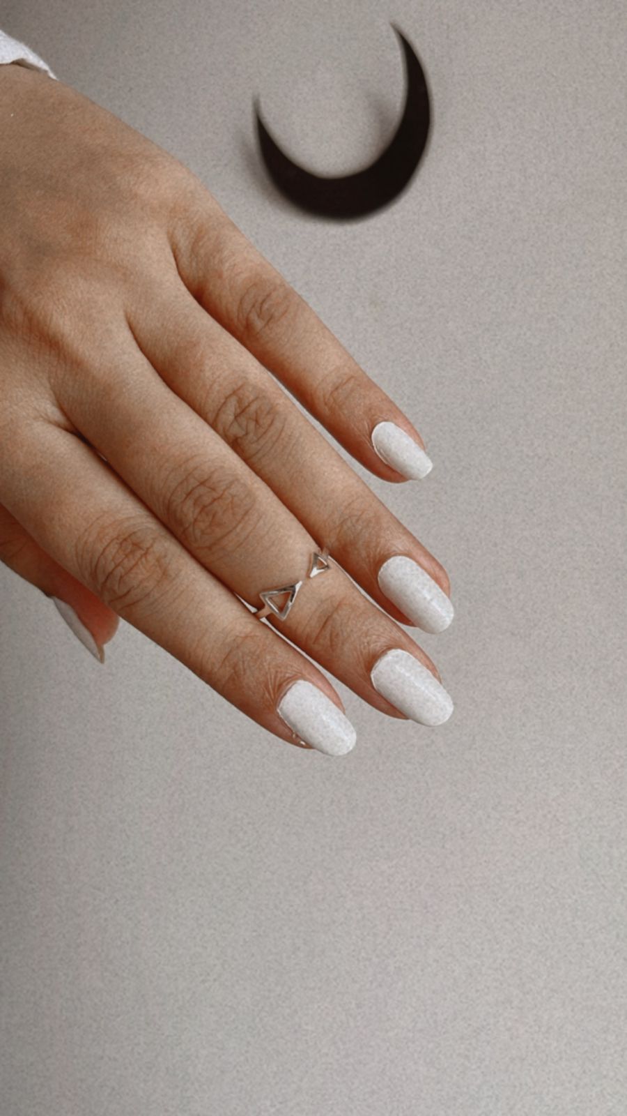 Sterling Silver Adjustable Triangle Ring 