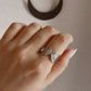 Timeless sterling silver Beli ring with classic design.