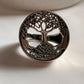 Tree of Life chunky sterling silver ring
