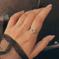 Beautiful silver ring featuring Soorajmukhi design
