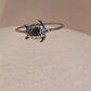 Unique Tortoise 2 motif silver ring