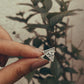 Modern Eye of Providence silver ring with an intricate and protective look