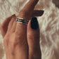 Sterling Silver Spinner Ring with Om Aum Symbol